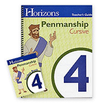 Horizons Penmanship Curriculum, 4th Grade Set (Student Book and Teachers Handbook)